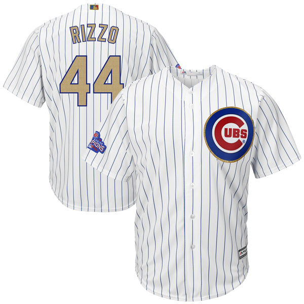 CUBS White 2017 Gold Program Jerseys-001